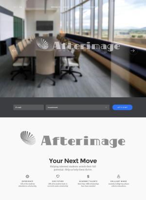STAD (artyforum)さんのイベント系CG映像制作スタジオ「Afterimage」のロゴへの提案