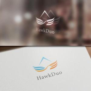 late_design ()さんの介護事業の会社「ホークデュオ」のロゴへの提案