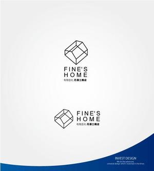 invest (invest)さんの注文住宅専門の工務店「FINE'S HOME」のロゴへの提案