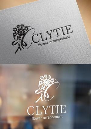 yuDD ()さんのフラワーアレンジメント「CLYTIE(クリティエ)」のロゴへの提案