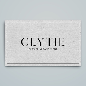 haru_Design (haru_Design)さんのフラワーアレンジメント「CLYTIE(クリティエ)」のロゴへの提案