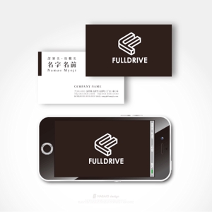 HABAKIdesign (hirokiabe58)さんのマーケティングプランニング会社「FULLDRIVE」の社名ロゴへの提案
