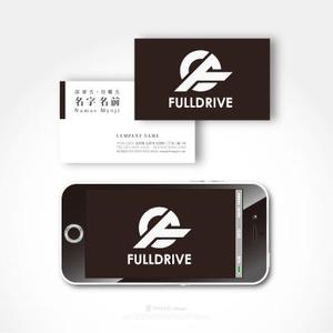 HABAKIdesign (hirokiabe58)さんのマーケティングプランニング会社「FULLDRIVE」の社名ロゴへの提案