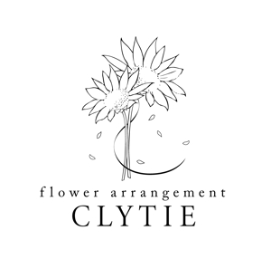  I_graphic ()さんのフラワーアレンジメント「CLYTIE(クリティエ)」のロゴへの提案