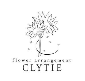  I_graphic ()さんのフラワーアレンジメント「CLYTIE(クリティエ)」のロゴへの提案