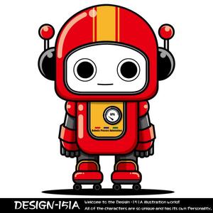 DESIGN-151A (non-wataboushi)さんのロボット（ＲＰＡ）のキャラクターデザインへの提案