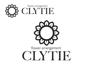 なべちゃん (YoshiakiWatanabe)さんのフラワーアレンジメント「CLYTIE(クリティエ)」のロゴへの提案