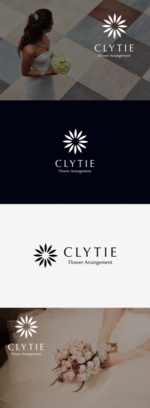 tanaka10 (tanaka10)さんのフラワーアレンジメント「CLYTIE(クリティエ)」のロゴへの提案