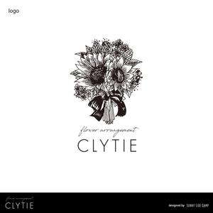 SSC (riicocco)さんのフラワーアレンジメント「CLYTIE(クリティエ)」のロゴへの提案