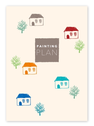 LeBB_23 (LeBB_23)さんの住宅塗装のオリジナル冊子の表紙＆裏表紙のデザインへの提案