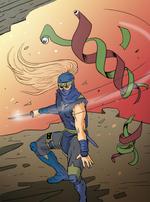 knot改 (sonic_rond)さんのアメコミ風　忍者イラストへの提案