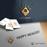 ttttmo (ttttmo)さんの写真パネルショップ「HAPPY MEMORY」のロゴマークへの提案