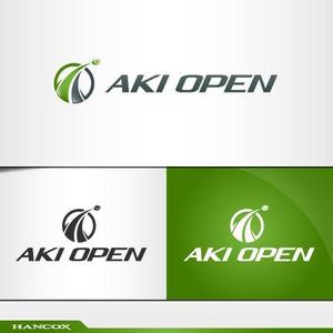 HANCOX (HANCOX)さんの[コンペ]自社開発、テニス専門webアプリケーション「AKI OPEN」のロゴデザインへの提案