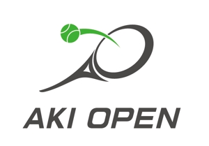 工房あたり (atari777)さんの[コンペ]自社開発、テニス専門webアプリケーション「AKI OPEN」のロゴデザインへの提案