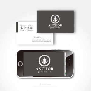 HABAKIdesign (hirokiabe58)さんの映像制作会社 『ANCHOR production』のロゴへの提案