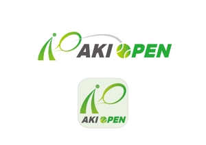 mogu ai (moguai)さんの[コンペ]自社開発、テニス専門webアプリケーション「AKI OPEN」のロゴデザインへの提案
