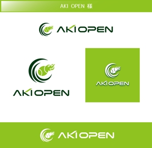 FISHERMAN (FISHERMAN)さんの[コンペ]自社開発、テニス専門webアプリケーション「AKI OPEN」のロゴデザインへの提案