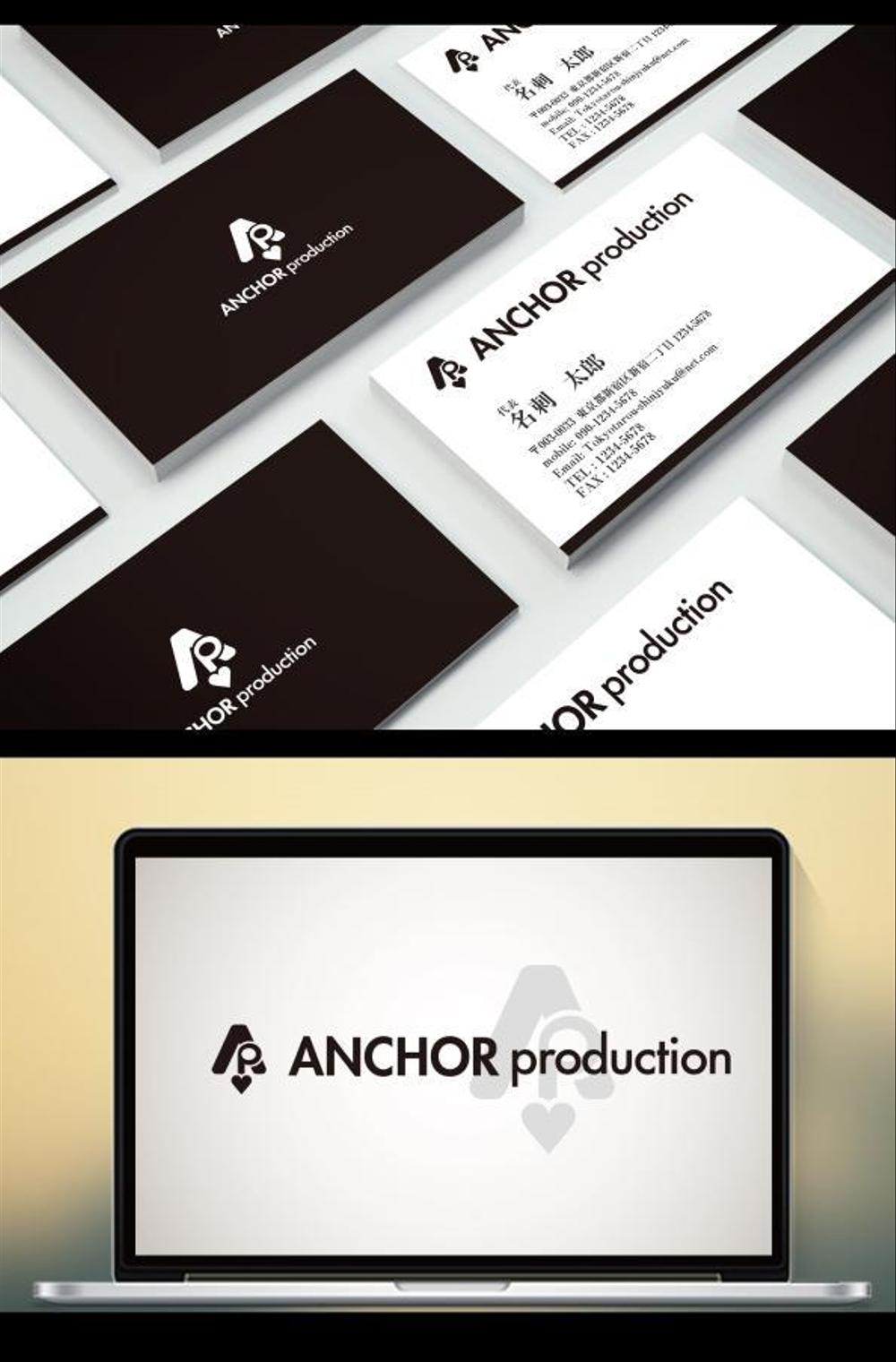 映像制作会社 『ANCHOR production』のロゴ