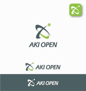 DeeDeeGraphics (DeeDeeGraphics)さんの[コンペ]自社開発、テニス専門webアプリケーション「AKI OPEN」のロゴデザインへの提案