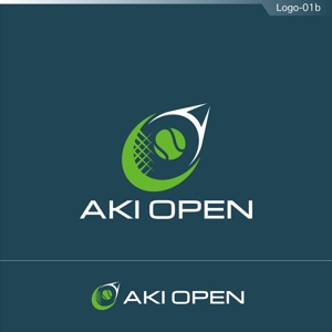 fs8156 (fs8156)さんの[コンペ]自社開発、テニス専門webアプリケーション「AKI OPEN」のロゴデザインへの提案