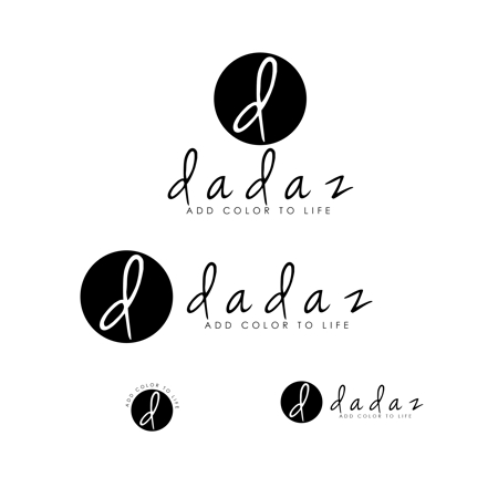 Hagemin (24tara)さんのオシャレ雑貨・日用品「dadaz」のブランドロゴへの提案