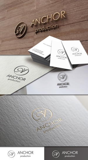 late_design ()さんの映像制作会社 『ANCHOR production』のロゴへの提案
