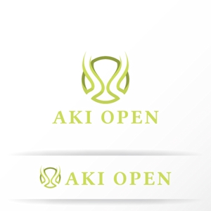 カタチデザイン (katachidesign)さんの[コンペ]自社開発、テニス専門webアプリケーション「AKI OPEN」のロゴデザインへの提案