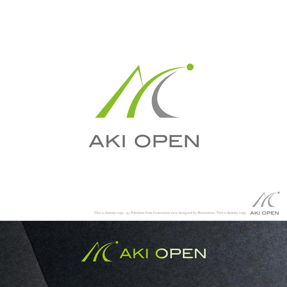 [コンペ]自社開発、テニス専門webアプリケーション「AKI OPEN」のロゴデザイン