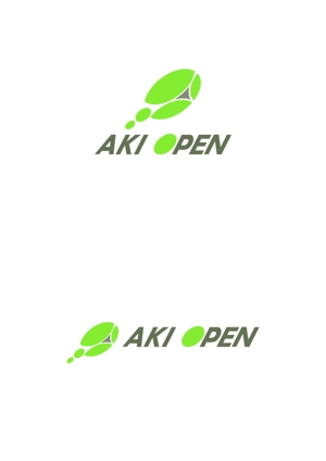 meisa (meisameisa)さんの[コンペ]自社開発、テニス専門webアプリケーション「AKI OPEN」のロゴデザインへの提案