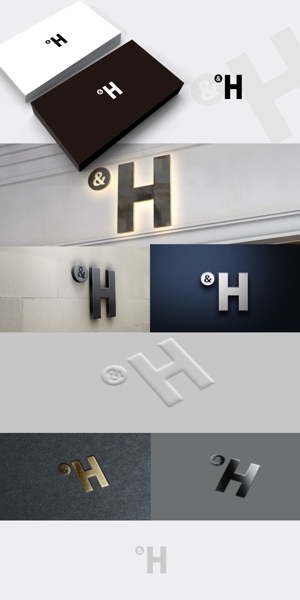 D-Design (dorisuke)さんの飲食店「＆H（アンドエイチ）」ロゴ作成への提案