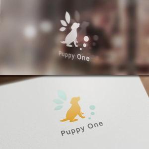 late_design ()さんのペット関係製品のブランドの「パピーワン(Puppy One)」ロゴへの提案