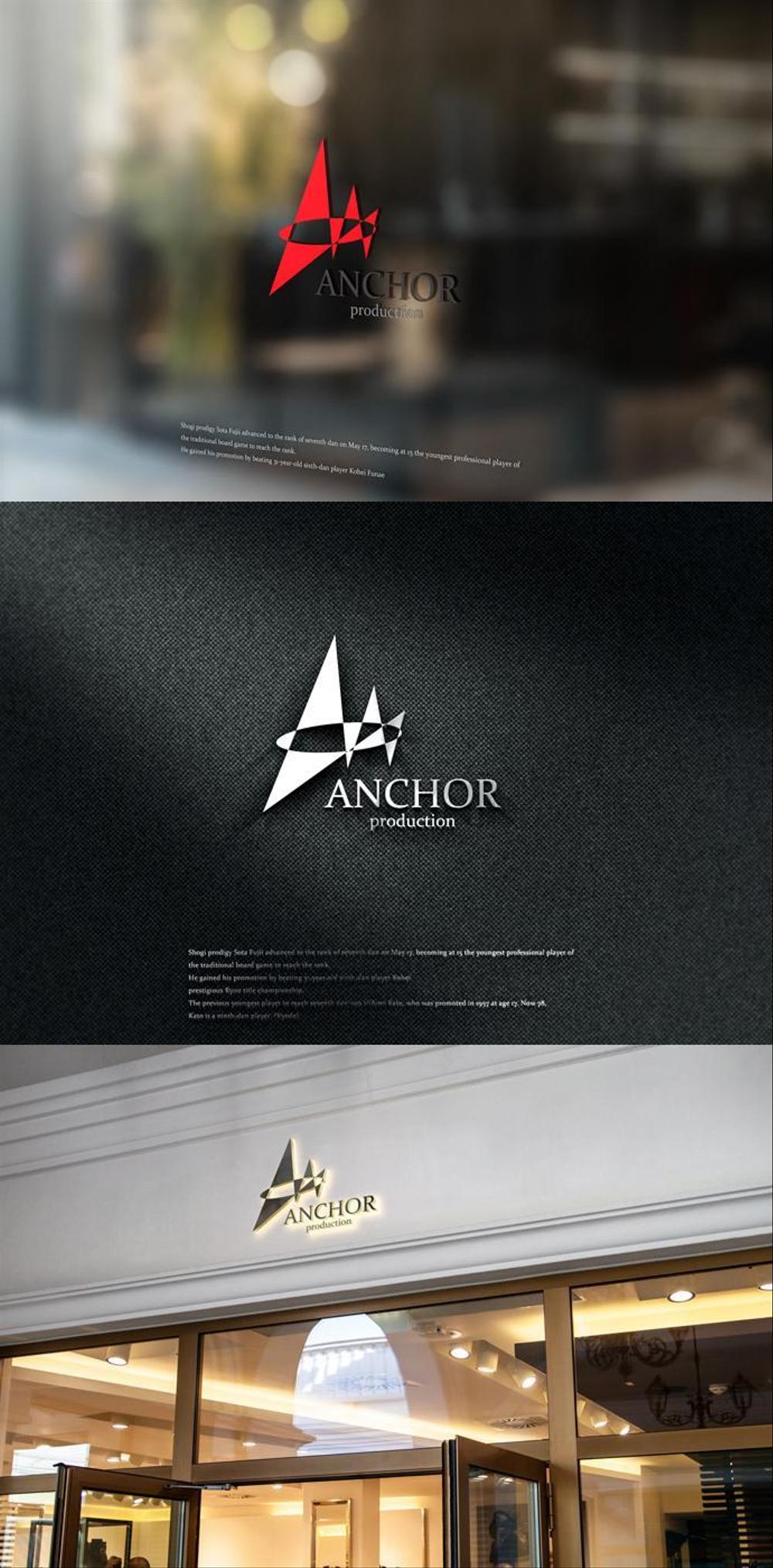 映像制作会社 『ANCHOR production』のロゴ