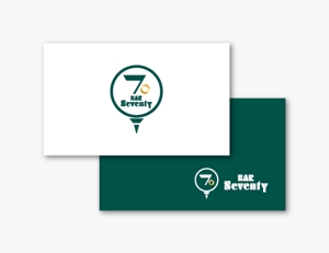 baku_modokiさんのBAR　【Seventy】のロゴへの提案