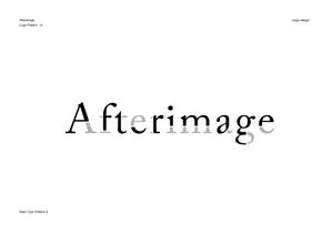 Mittel (yuto_takamuro)さんのイベント系CG映像制作スタジオ「Afterimage」のロゴへの提案