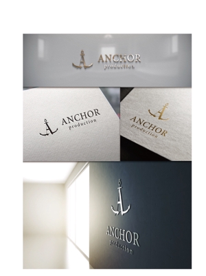 KR-design (kR-design)さんの映像制作会社 『ANCHOR production』のロゴへの提案