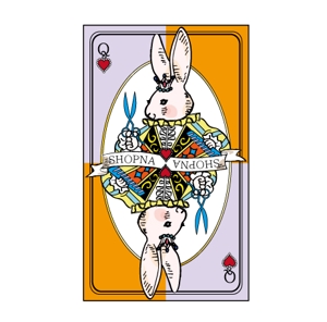comiticoさんのトランプの絵柄がアリスの白ウサギになっているイラストへの提案