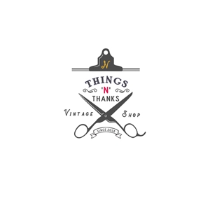 LittleJunさんのヴィンテージ雑貨販売サイトのロゴ、マークへの提案