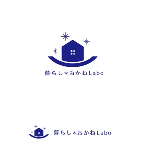 marutsuki (marutsuki)さんの家を建てたい人の相談窓口「暮らし＊おかねLabo」のロゴへの提案