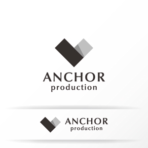 カタチデザイン (katachidesign)さんの映像制作会社 『ANCHOR production』のロゴへの提案