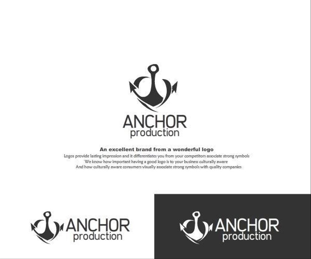 映像制作会社 『ANCHOR production』のロゴ