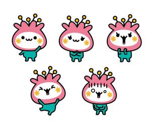 albireo (albireo)さんのかわいい花をモチーフにしたキャラクターデザインへの提案