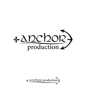 M+DESIGN WORKS (msyiea)さんの映像制作会社 『ANCHOR production』のロゴへの提案