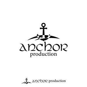 M+DESIGN WORKS (msyiea)さんの映像制作会社 『ANCHOR production』のロゴへの提案