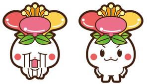 NonnoDesignLabo 片岡希 (NozomiKataoka)さんのかわいい花をモチーフにしたキャラクターデザインへの提案