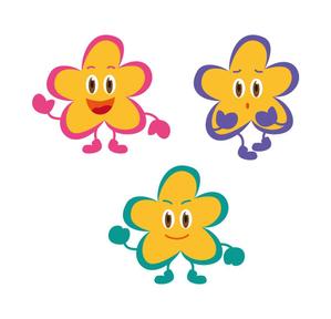 yamaad (yamaguchi_ad)さんのかわいい花をモチーフにしたキャラクターデザインへの提案