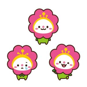 mu_cha (mu_cha)さんのかわいい花をモチーフにしたキャラクターデザインへの提案