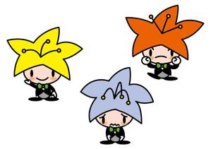 marukei (marukei)さんのかわいい花をモチーフにしたキャラクターデザインへの提案