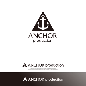 hi06_design (hi06)さんの映像制作会社 『ANCHOR production』のロゴへの提案
