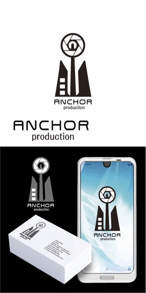 tori_D (toriyabe)さんの映像制作会社 『ANCHOR production』のロゴへの提案