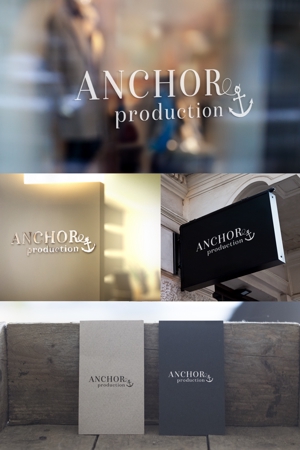 YOO GRAPH (fujiseyoo)さんの映像制作会社 『ANCHOR production』のロゴへの提案